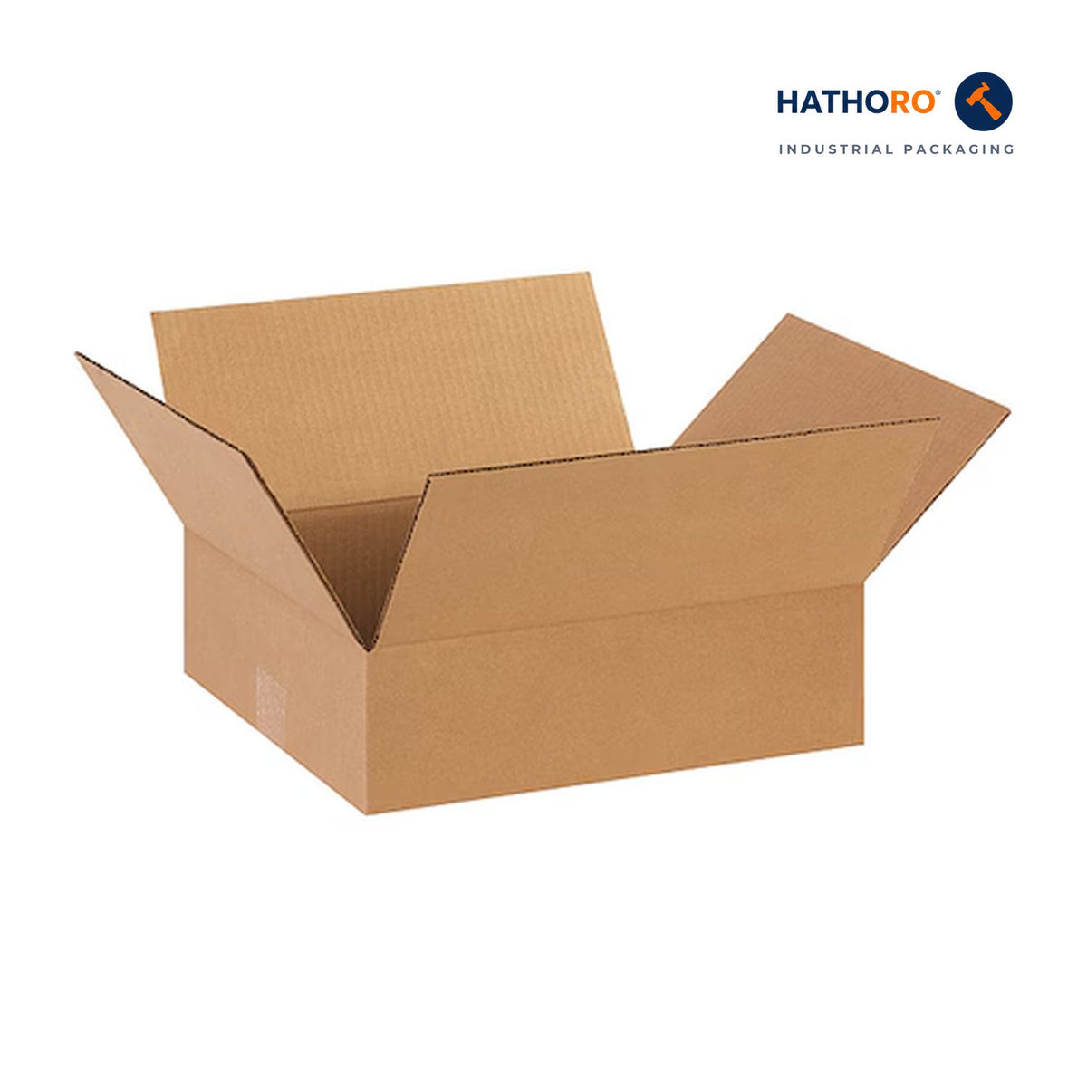 Hathoro 14 x 12 x 4 inch corrugated shipping box