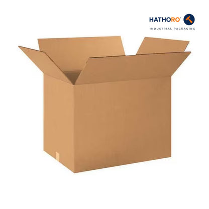 Hathoro 24 x 18 x 18 inch corrugated shipping box
