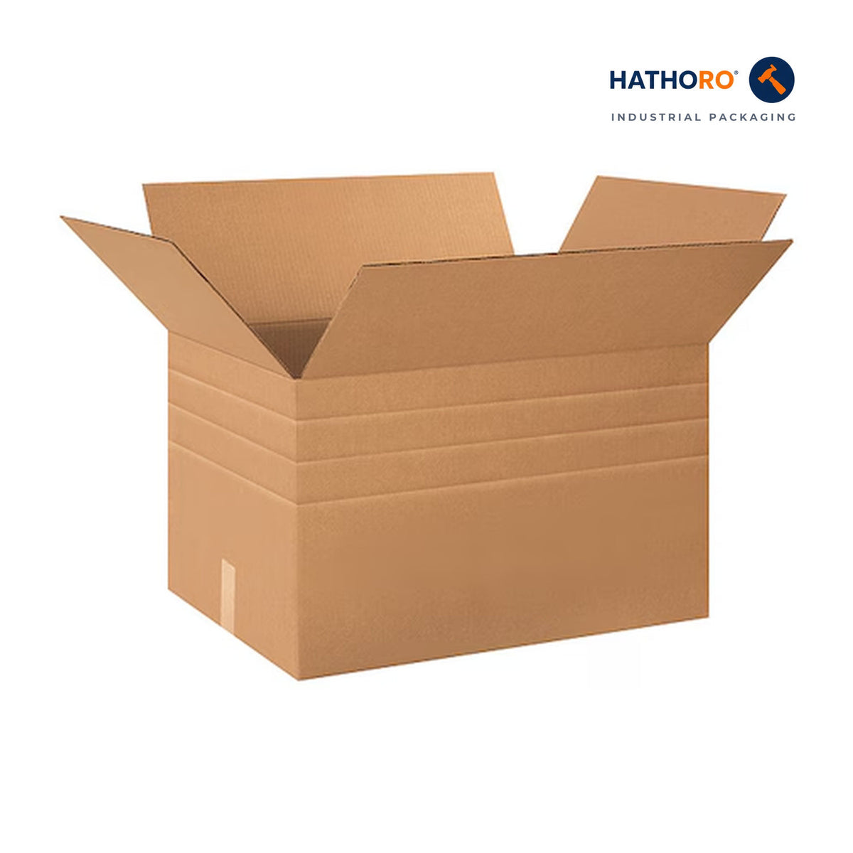 Hathoro 24 x 18 x 18 inch corrugated shipping box