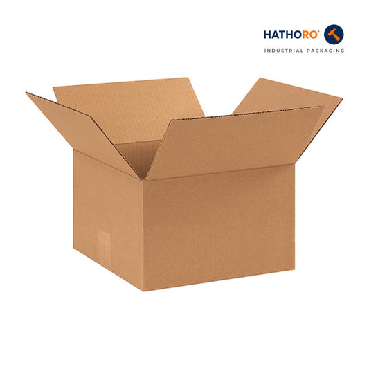 Hathoro 11 x 11 x 7 inch corrugated shipping box