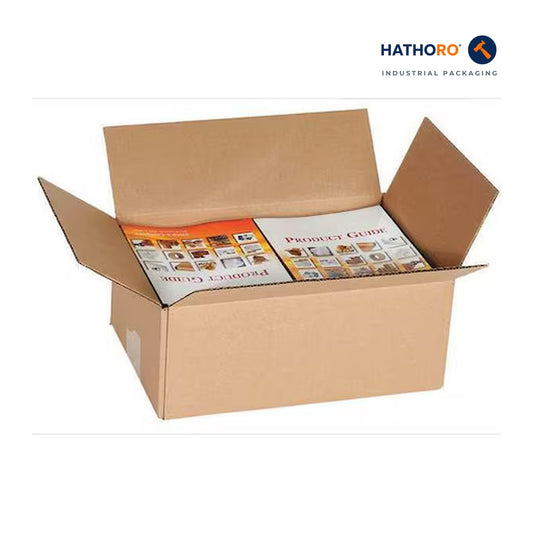 Hathoro 11 x 8 x 4 inch corrugated shipping box