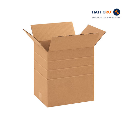 Hathoro 11-1/4 x 8-3/4 x 12 inch corrugated shipping box