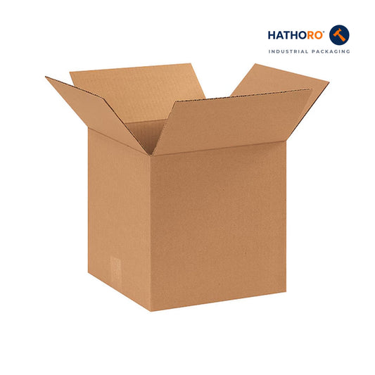Hathoro 11 x 11 x 11 inch corrugated shipping box