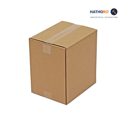 Hathoro 17-1/4 x 11-1/4 x 8 inch corrugated shipping box