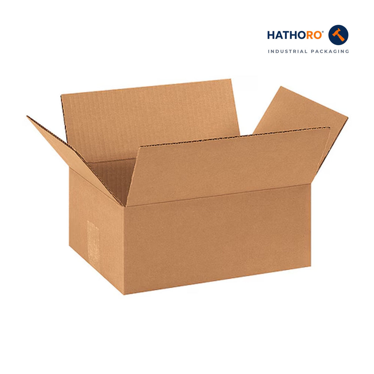 Hathoro 11-1/4 x 8-3/4 x 4 inch corrugated shipping box