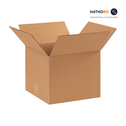 Hathoro 11 x 11 x 9 inch corrugated shipping box
