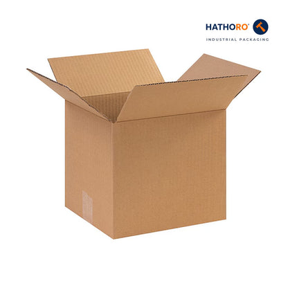Hathoro 10 x 9 x 9 inch corrugated shipping box