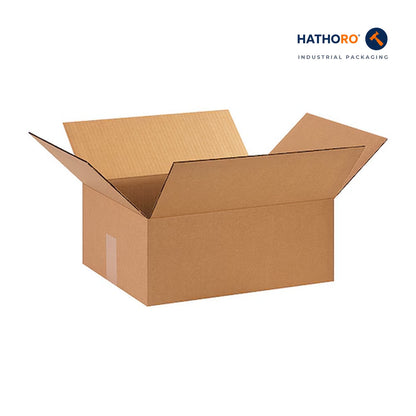 Hathoro 15 x 12 x 6 inch corrugated shipping box