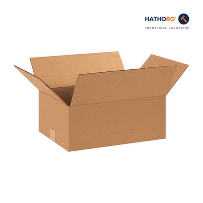 Hathoro 15 x 11 x 6 inch corrugated shipping box