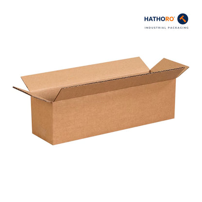 Hathoro 14 x 4 x 4 inch corrugated shipping box