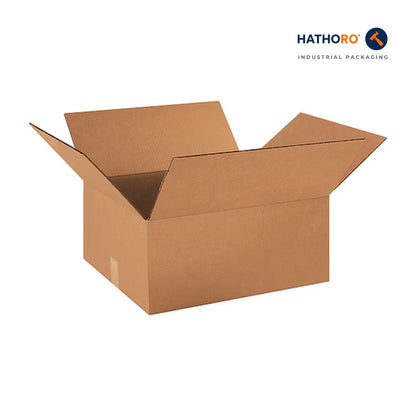 Hathoro 18 x 16 x 8 inch corrugated shipping box