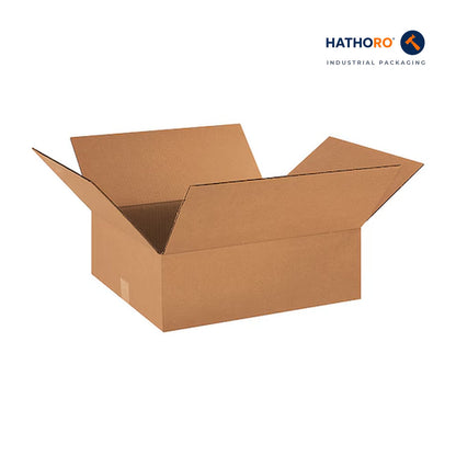Hathoro 18 x 16 x 6 inch corrugated shipping box