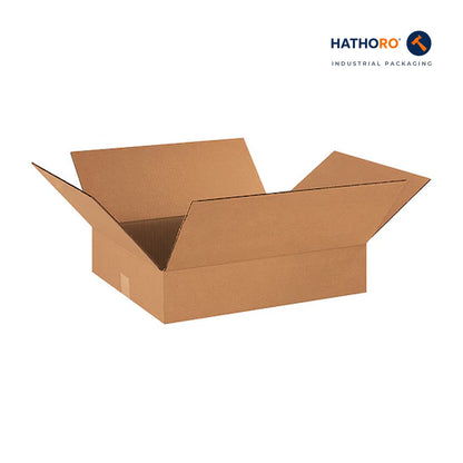 Hathoro 18 x 16 x 4 inch corrugated shipping box
