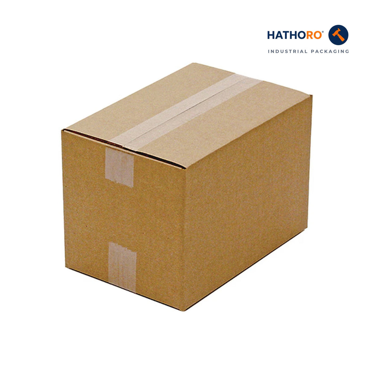 Hathoro 12-1/4 x 9-1/4 x 12 inch multi-depth corrugated shipping box