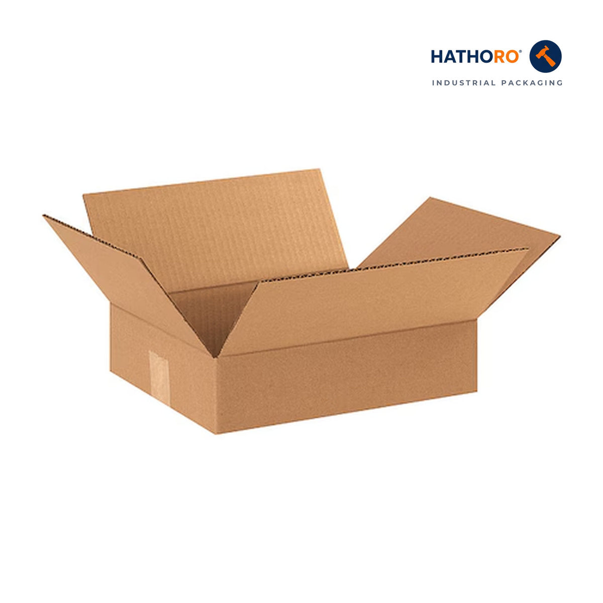 Hathoro 12 x 10 x 3 inch corrugated shipping box