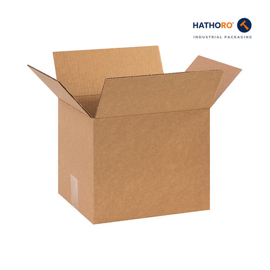 Hathoro 11 x 9 x 9 inch corrugated shipping box