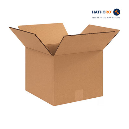 Hathoro 12 x 12 x 10 inch corrugated shipping box