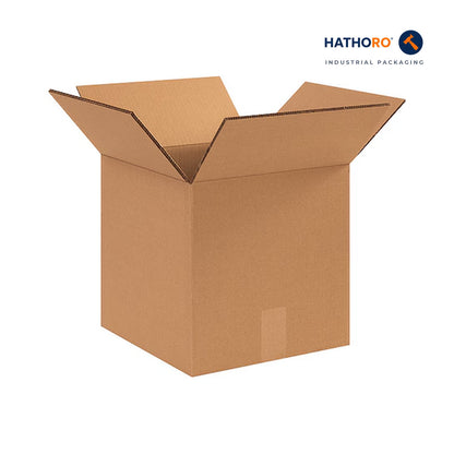 Hathoro 12 x 12 x 12 inch corrugated shipping box
