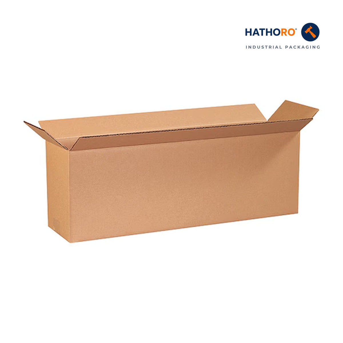 Hathoro 24 x 6 x 8 inch corrugated shipping box