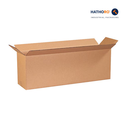 Hathoro 24 x 6 x 8 inch corrugated shipping box