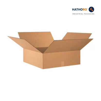 Hathoro 24 x 24 x 8 inch corrugated shipping box