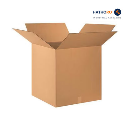 Hathoro 24 x 24 x 24 inch corrugated shipping box
