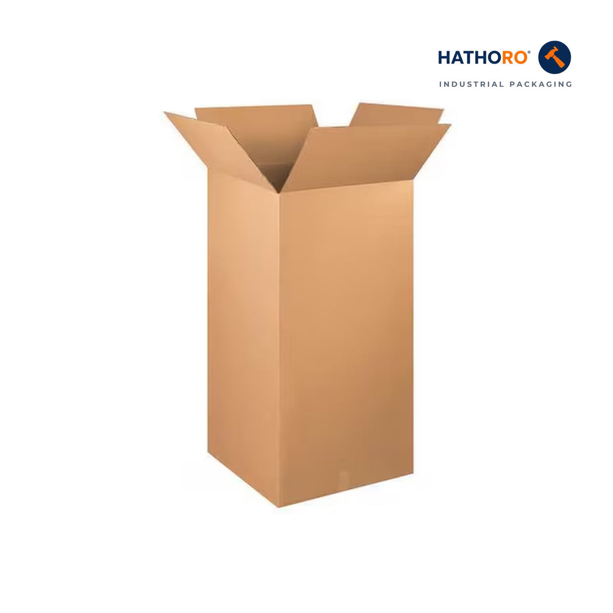 Hathoro 24 x 24 x 48 inch corrugated shipping box