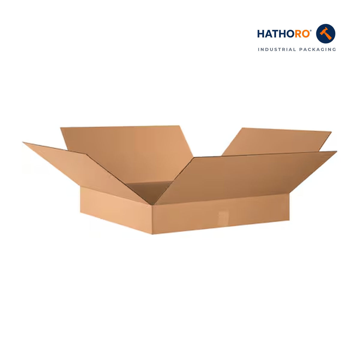 Hathoro 24 x 24 x 4 inch corrugated shipping box