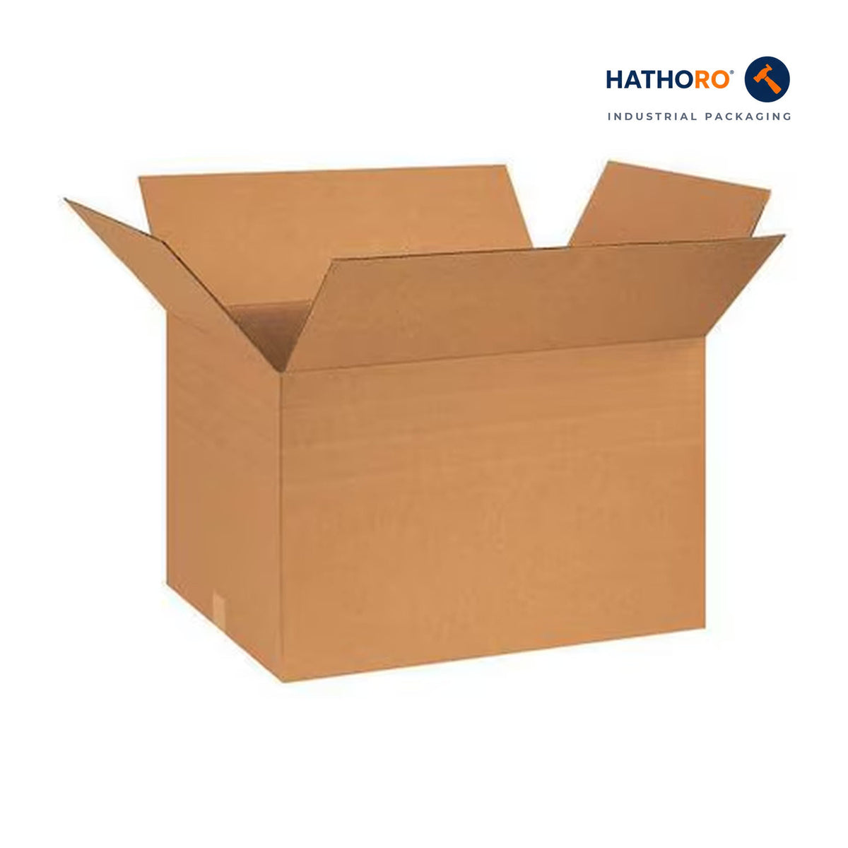 Hathoro 26 x 18 x 16 inch multi-depth corrugated shipping box
