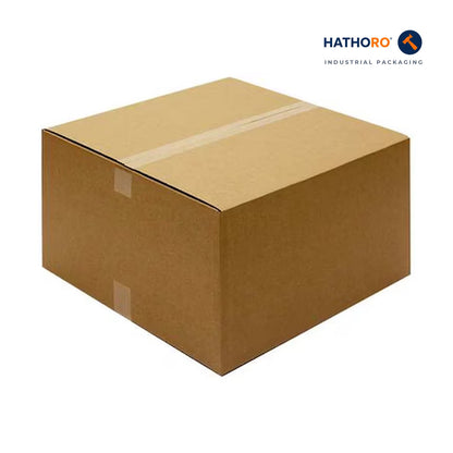Hathoro 26 x 26 x 12 inch corrugated shipping box