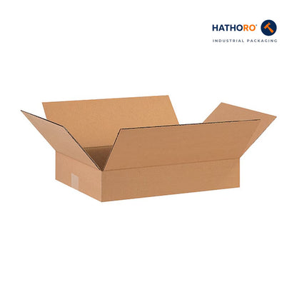 Hathoro 16 x 12 x 3 inch corrugated shipping box