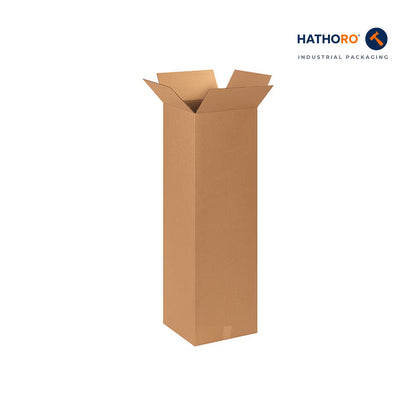 Hathoro 15 x 15 x 48 inch corrugated shipping box