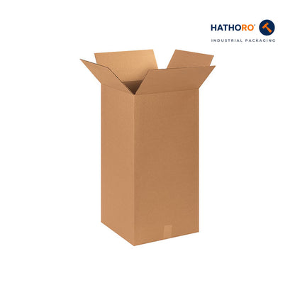 Hathoro 15 x 15 x 30 inch corrugated shipping box