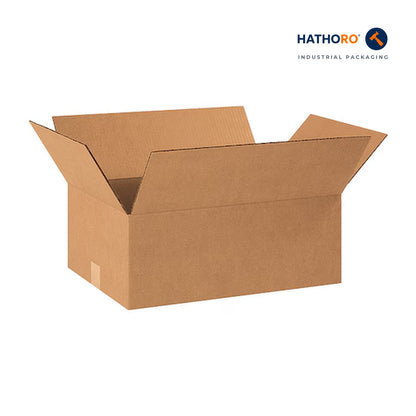 Hathoro 16 x 12 x 7 inch corrugated shipping box