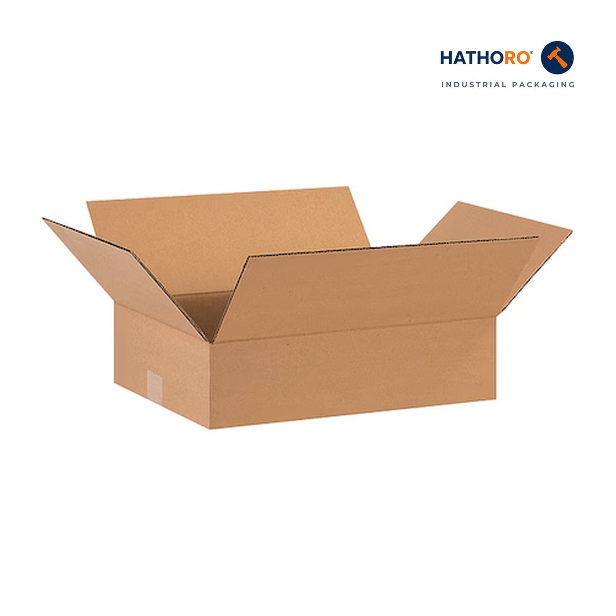 Hathoro 16 x 12 x 4 inch corrugated shipping box