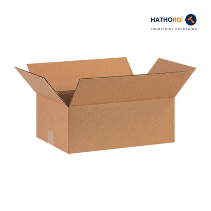 Hathoro 16 x 10 x 6 inch corrugated shipping box