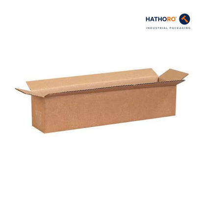 Hathoro 18 x 4 x 4 inch corrugated shipping box