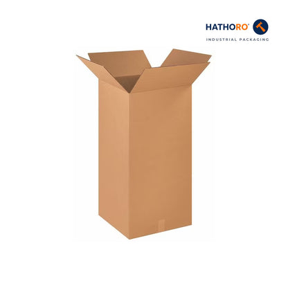 Hathoro 18 x 18 x 36 inch corrugated shipping box
