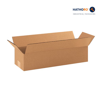 Hathoro 18 x 6 x 4 inch corrugated shipping box
