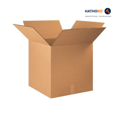 Hathoro 22 x 22 x 22 inch corrugated shipping box