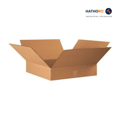 Hathoro 22 x 22 x 4 inch corrugated shipping box