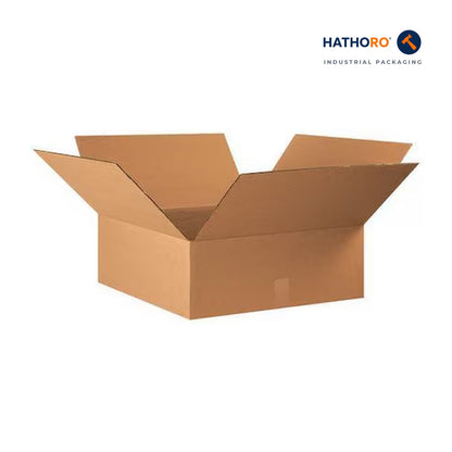 Hathoro 22 x 22 x 8 inch corrugated shipping box
