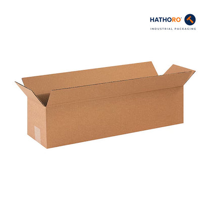 Hathoro 12 x 3 x 3 inch corrugated shipping box