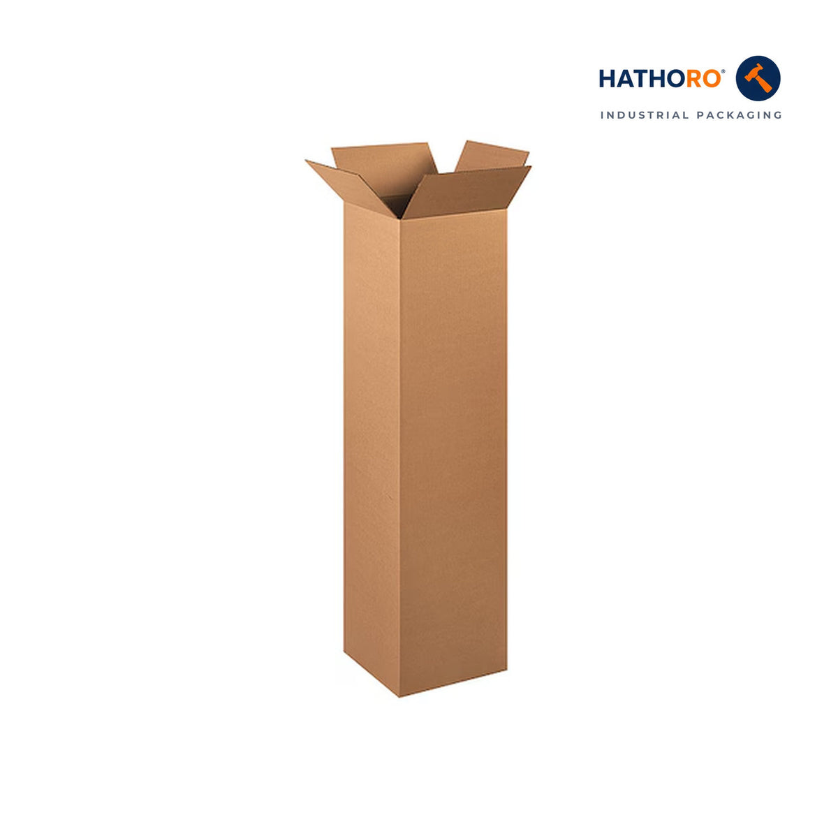 Hathoro 12 x 12 x 48 inch corrugated shipping box