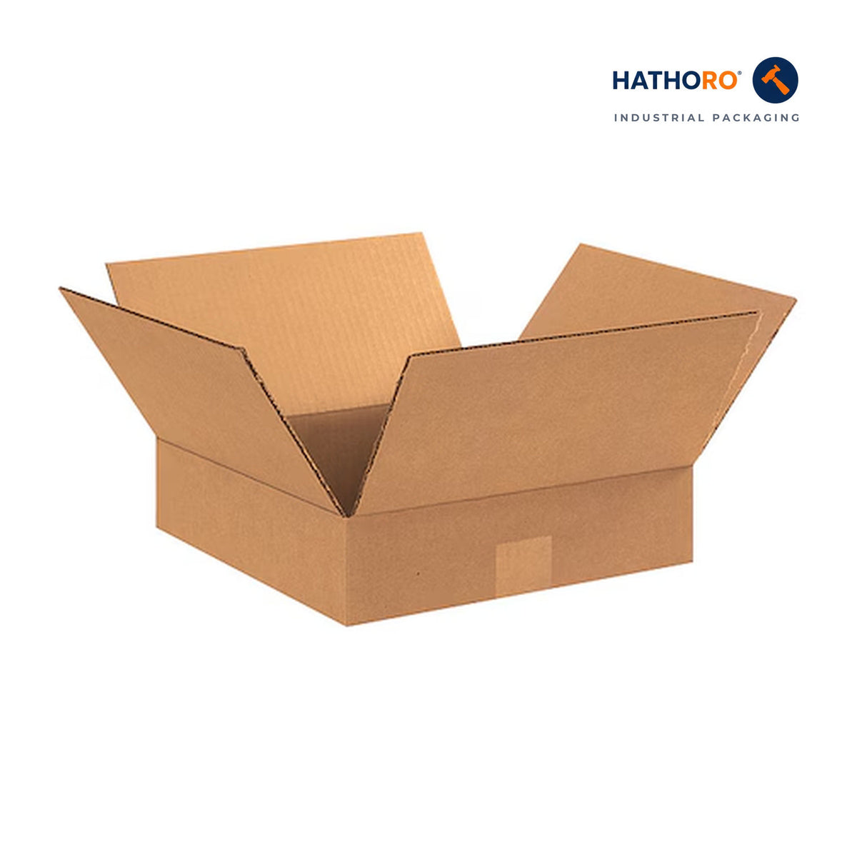 Hathoro 12 x 12 x 3 inch corrugated shipping box