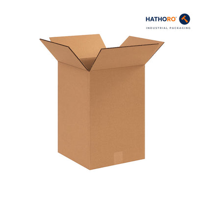 Hathoro 12 x 12 x 18 inch corrugated shipping box