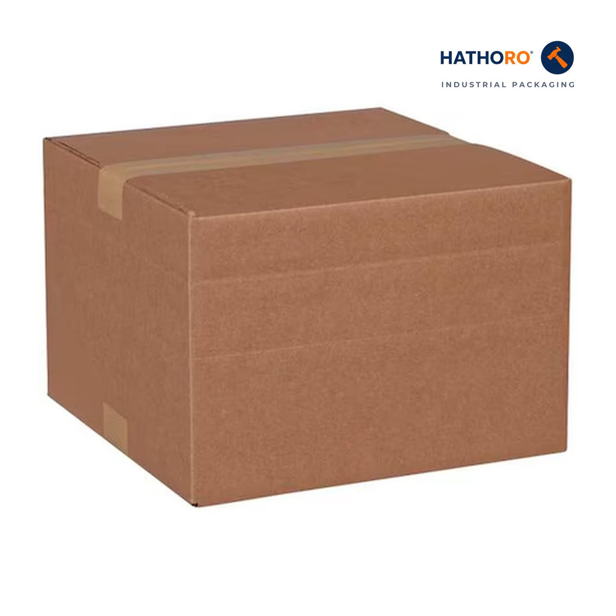 Hathoro 12 x 12 x 8 inch multi-depth corrugated shipping box
