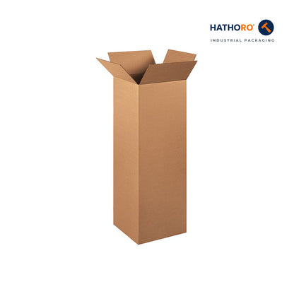 Hathoro 12 x 12 x 36 inch corrugated shipping box
