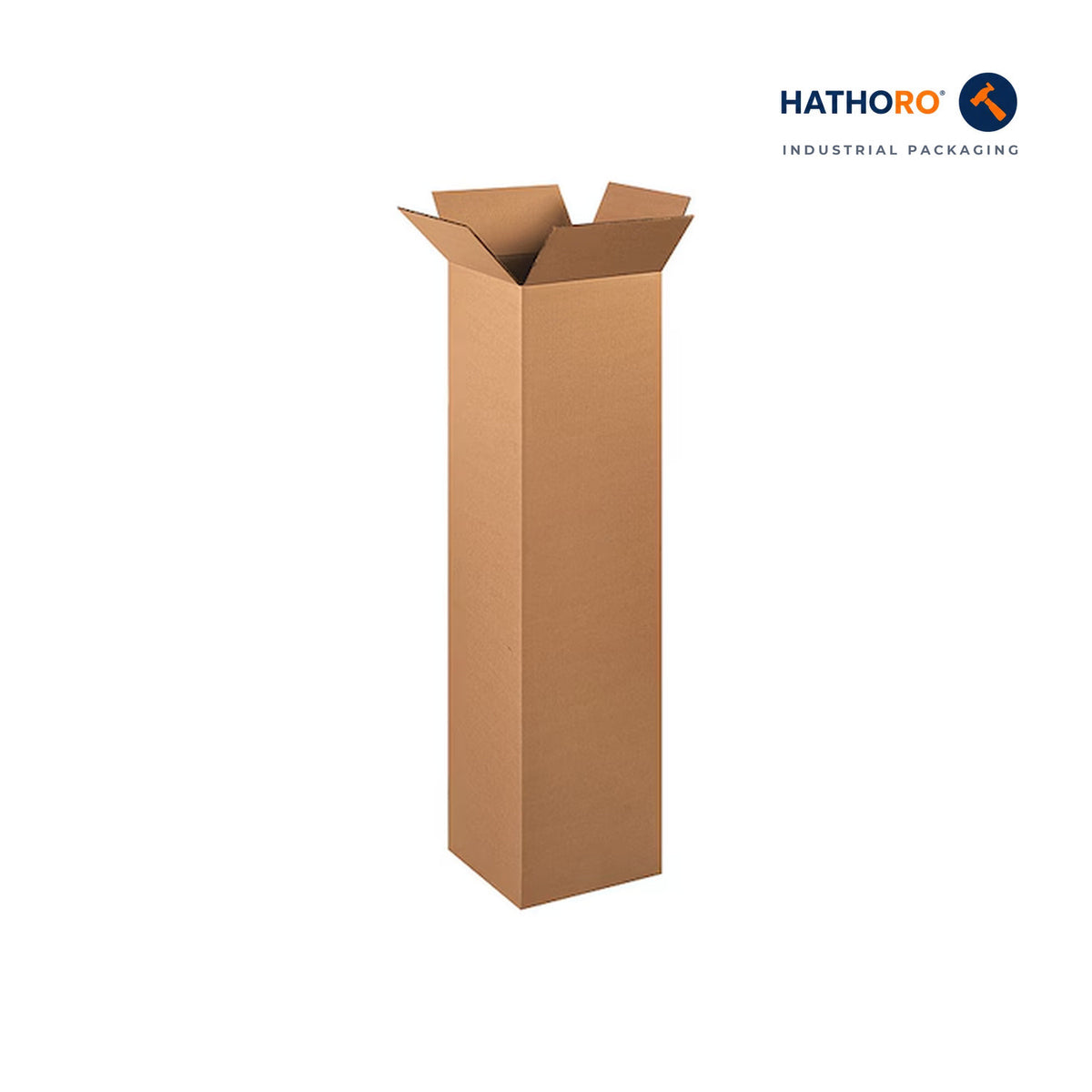 Hathoro 12 x 12 x 48 inch corrugated shipping box