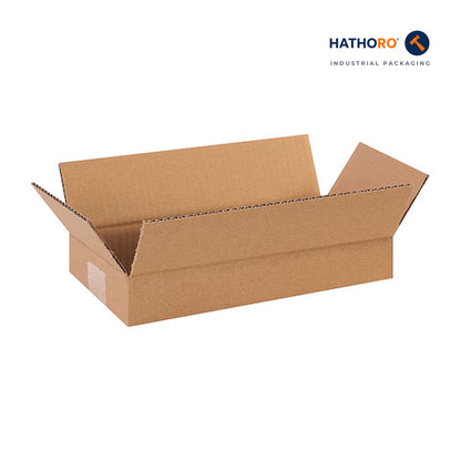 Hathoro 12 x 6 x 2 inch corrugated shipping box